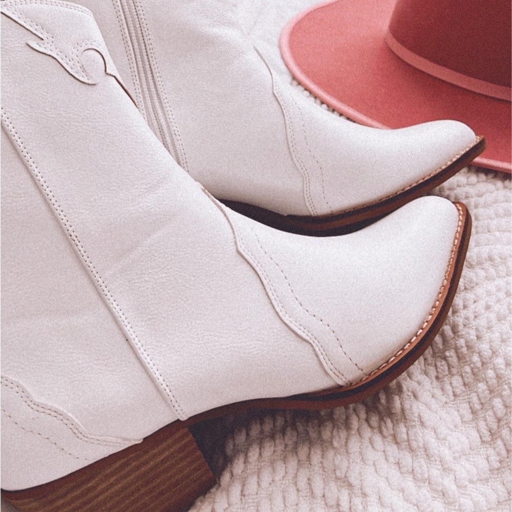 blank note cowboy cowgirl booties - Picture 2 of 7